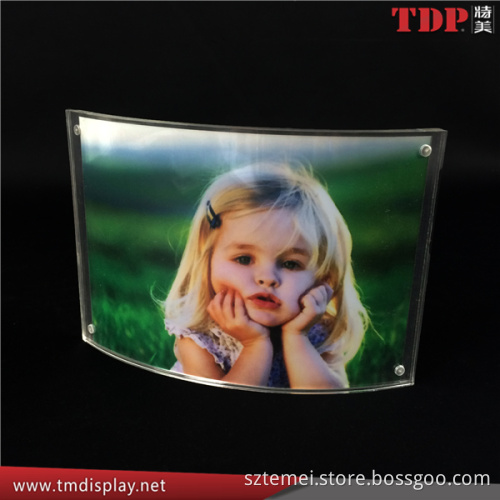 2016 new style magnetic picture stand acrylic photofunia/photo frame